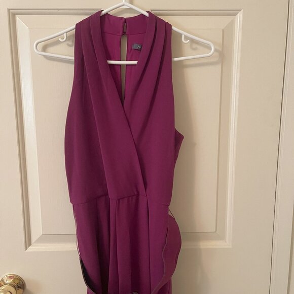 Julia Jordan Purple Belted Jumpsuit Size 4 - Picture 2 of 9